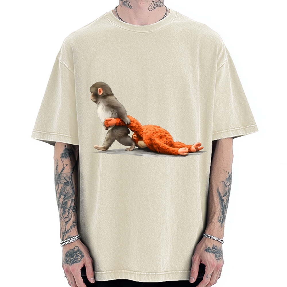 Punch Monkey Vintage Washed T-shirt