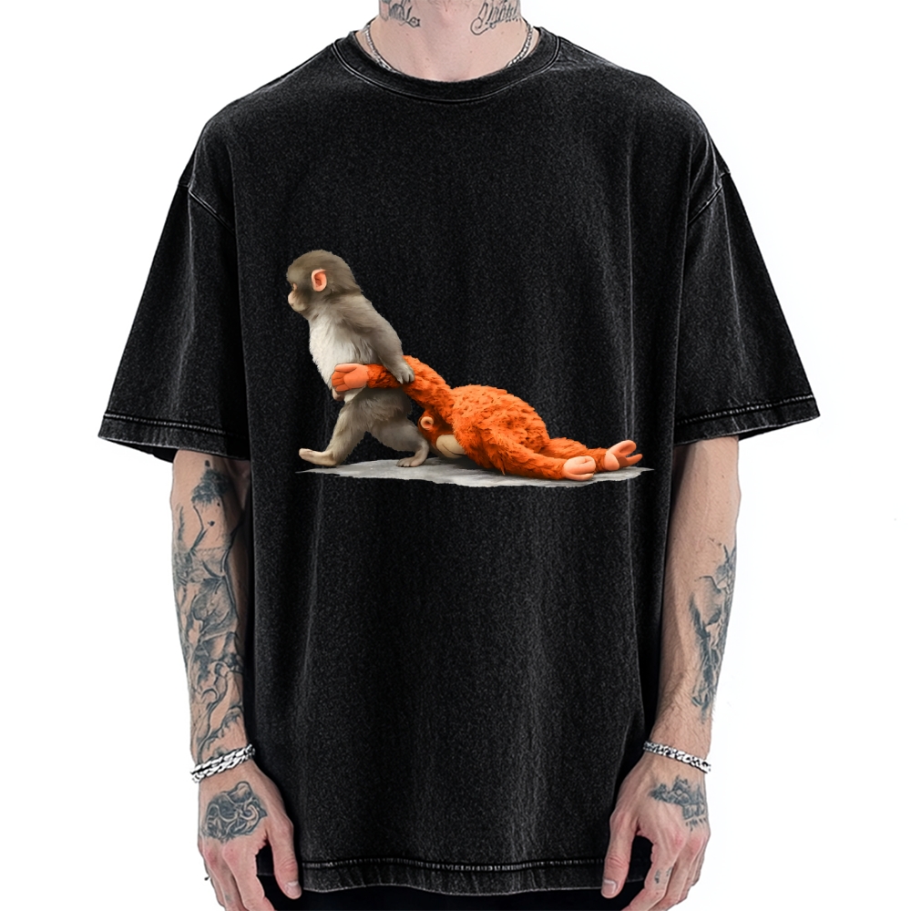 Punch Monkey Vintage Washed T-shirt