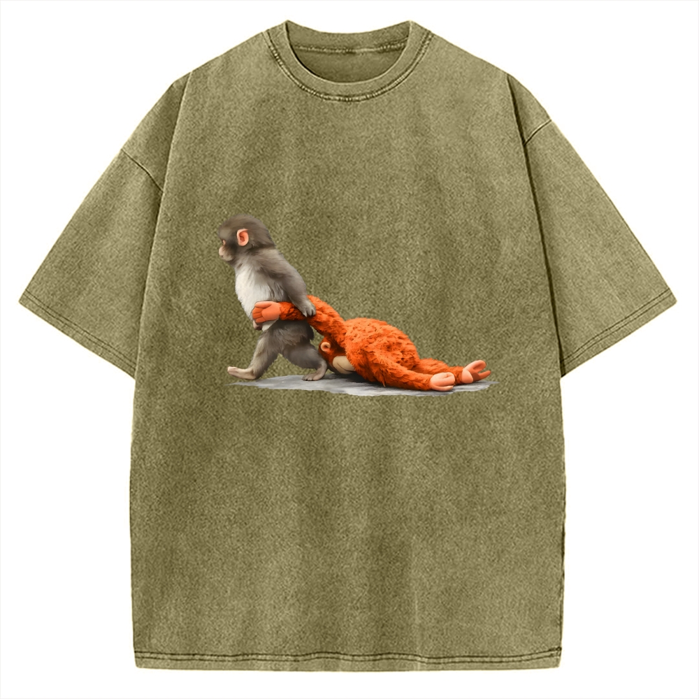 Punch Monkey Vintage Washed T-shirt