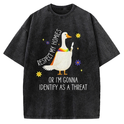Goose Pride Art Vintage Washed T-shirt