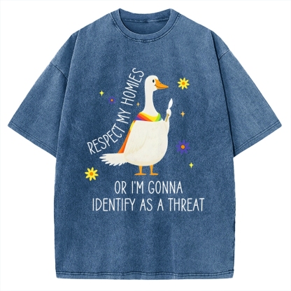 Goose Pride Art Vintage Washed T-shirt