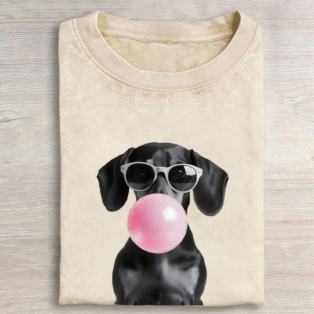 Dachshund Vintage Washed T-shirt