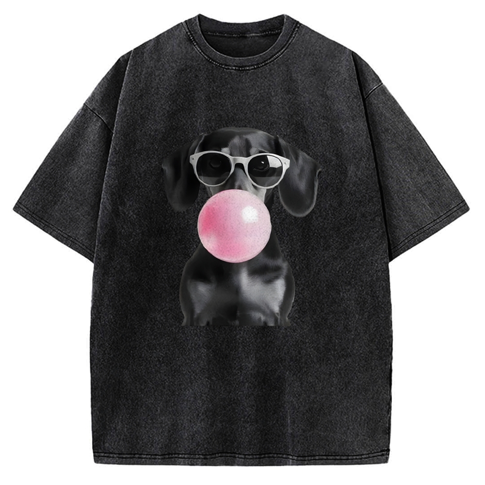 Dachshund Vintage Washed T-shirt