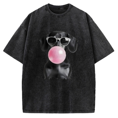 Dachshund Vintage Washed T-shirt