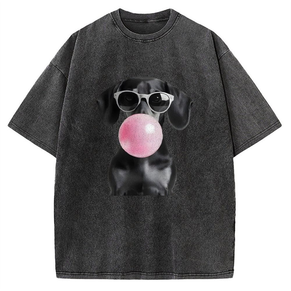 Dachshund Vintage Washed T-shirt