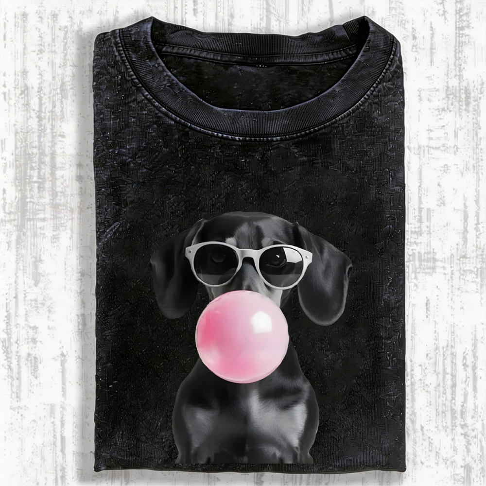 Dachshund Vintage Washed T-shirt
