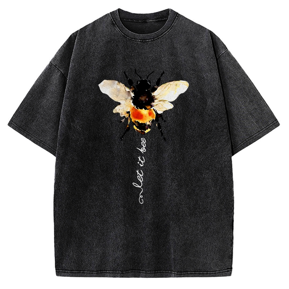 Let It Bee Vintage Washed T-shirt
