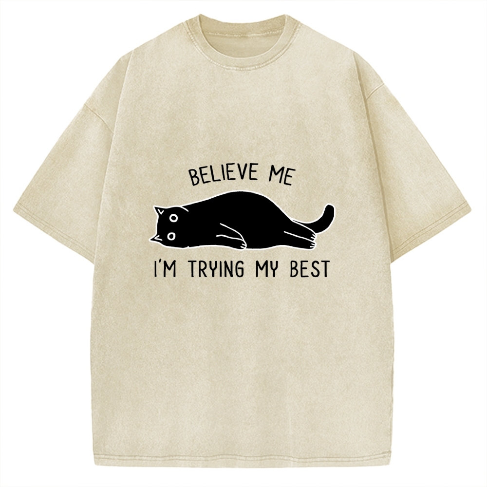 When Life Is Hard Nap First Vintage Washed T-shirt