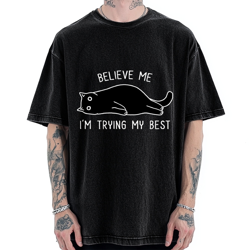 When Life Is Hard Nap First Vintage Washed T-shirt