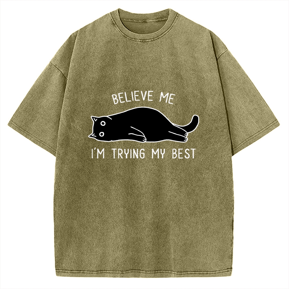 When Life Is Hard Nap First Vintage Washed T-shirt