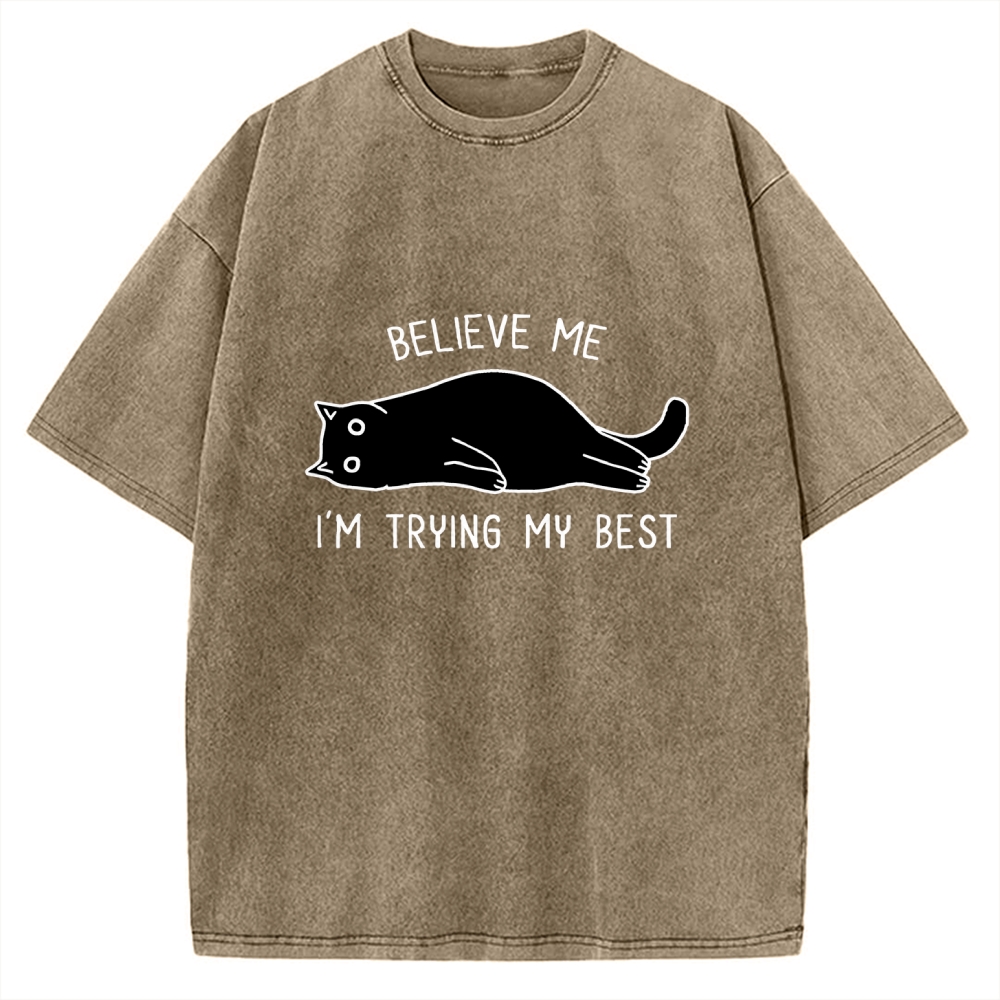 When Life Is Hard Nap First Vintage Washed T-shirt