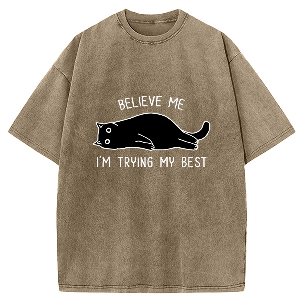 When Life Is Hard Nap First Vintage Washed T-shirt