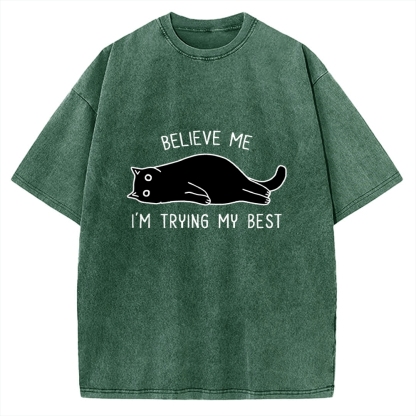 When Life Is Hard Nap First Vintage Washed T-shirt