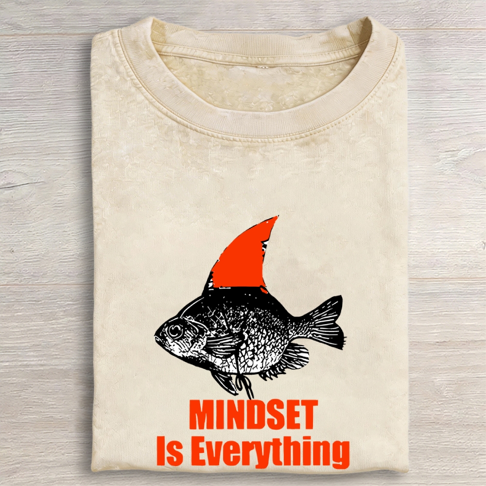 Funny Be The Shark You Want To Be Vintage Washed T-shirt