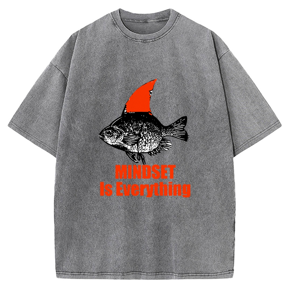 Funny Be The Shark You Want To Be Vintage Washed T-shirt