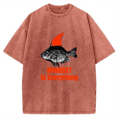 Funny Be The Shark You Want To Be Vintage Washed T-shirt