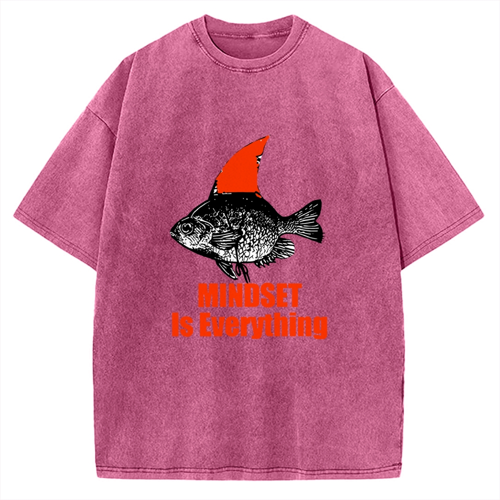 Funny Be The Shark You Want To Be Vintage Washed T-shirt