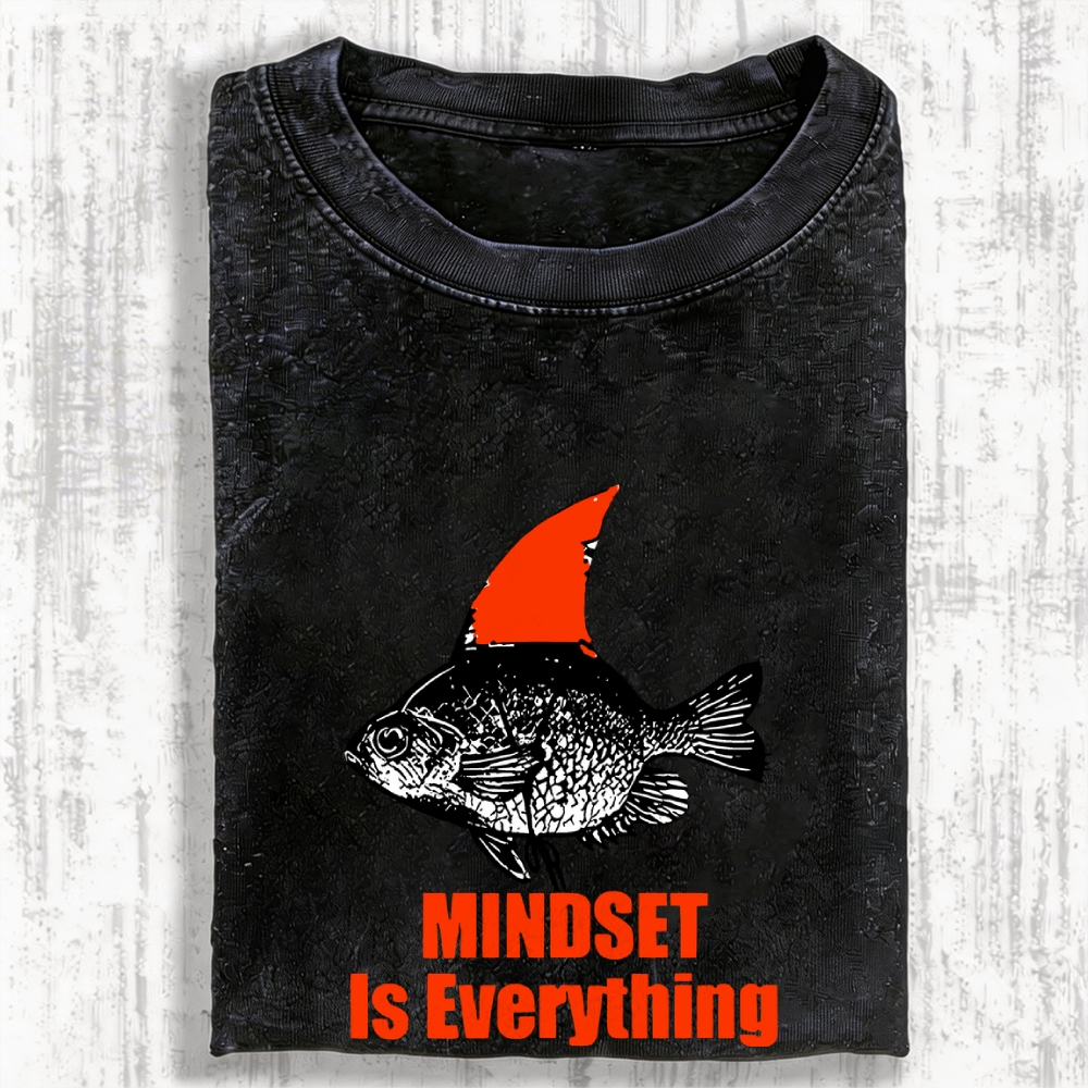 Funny Be The Shark You Want To Be Vintage Washed T-shirt