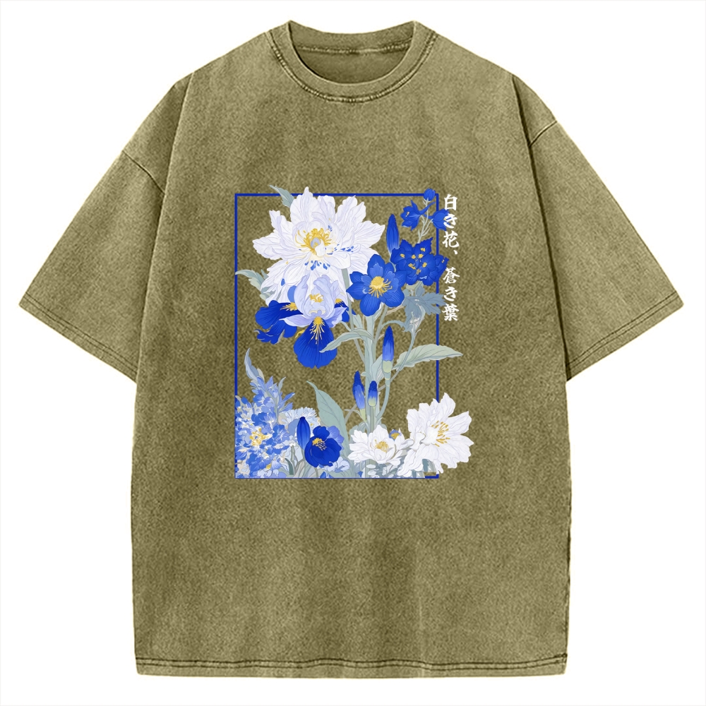Blossoms Of The Firmament Vintage Washed T-shirt