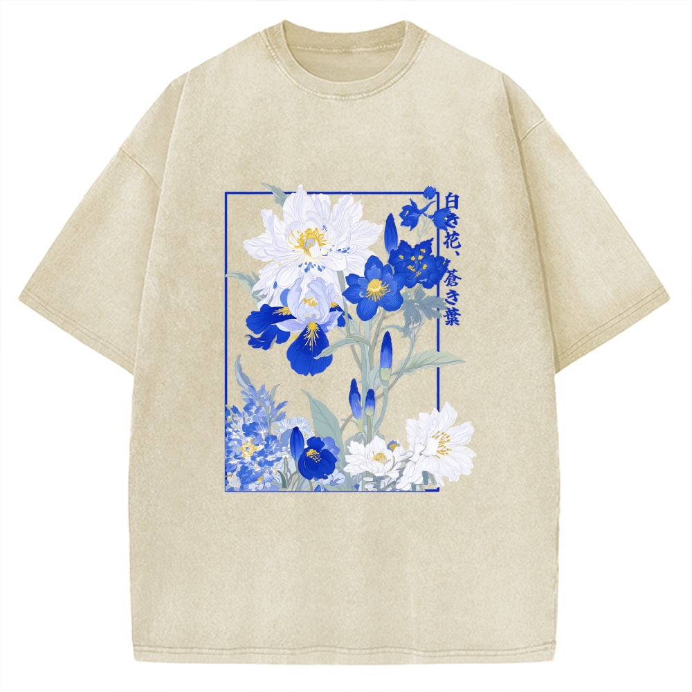 Blossoms Of The Firmament Vintage Washed T-shirt