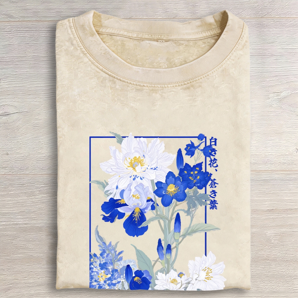 Blossoms Of The Firmament Vintage Washed T-shirt