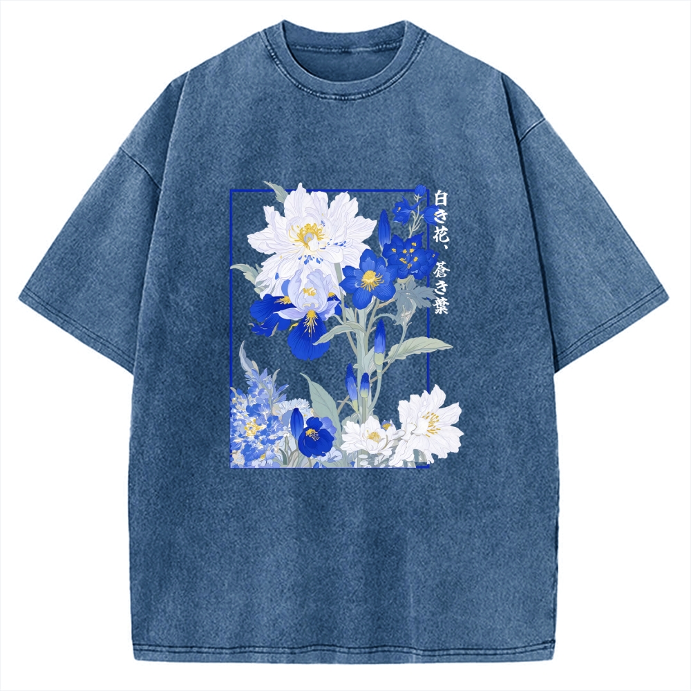 Blossoms Of The Firmament Vintage Washed T-shirt
