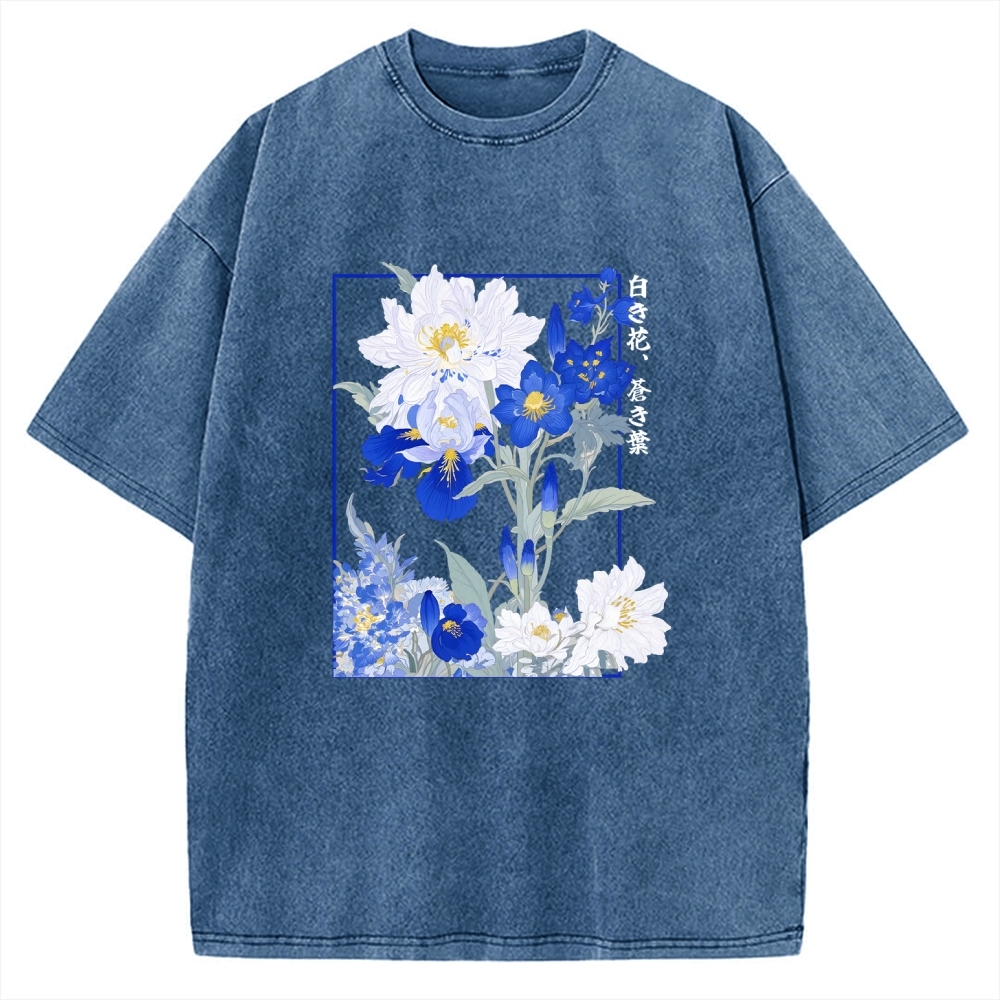 Blossoms Of The Firmament Vintage Washed T-shirt