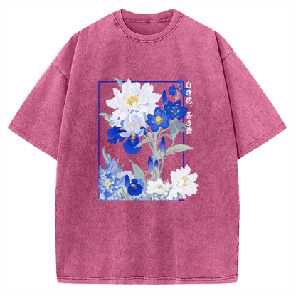 Blossoms Of The Firmament Vintage Washed T-shirt
