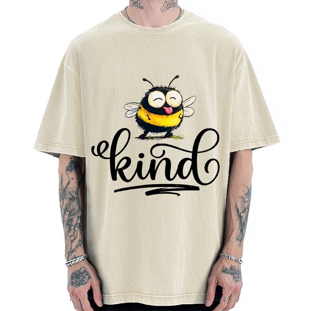Bee Kind Vintage Washed T-shirt