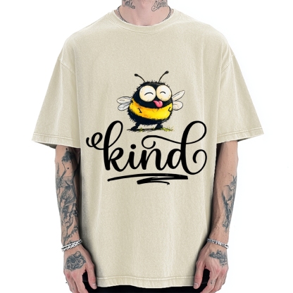 Bee Kind Vintage Washed T-shirt