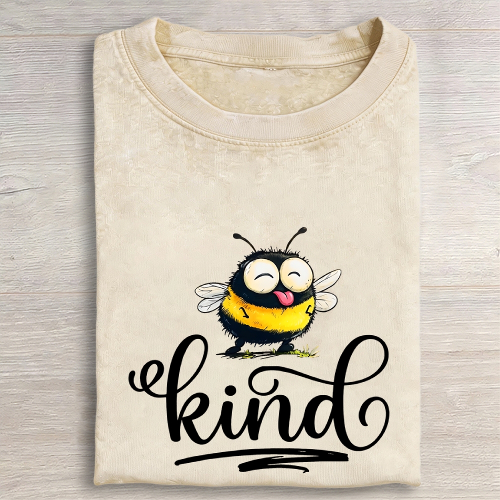 Bee Kind Vintage Washed T-shirt