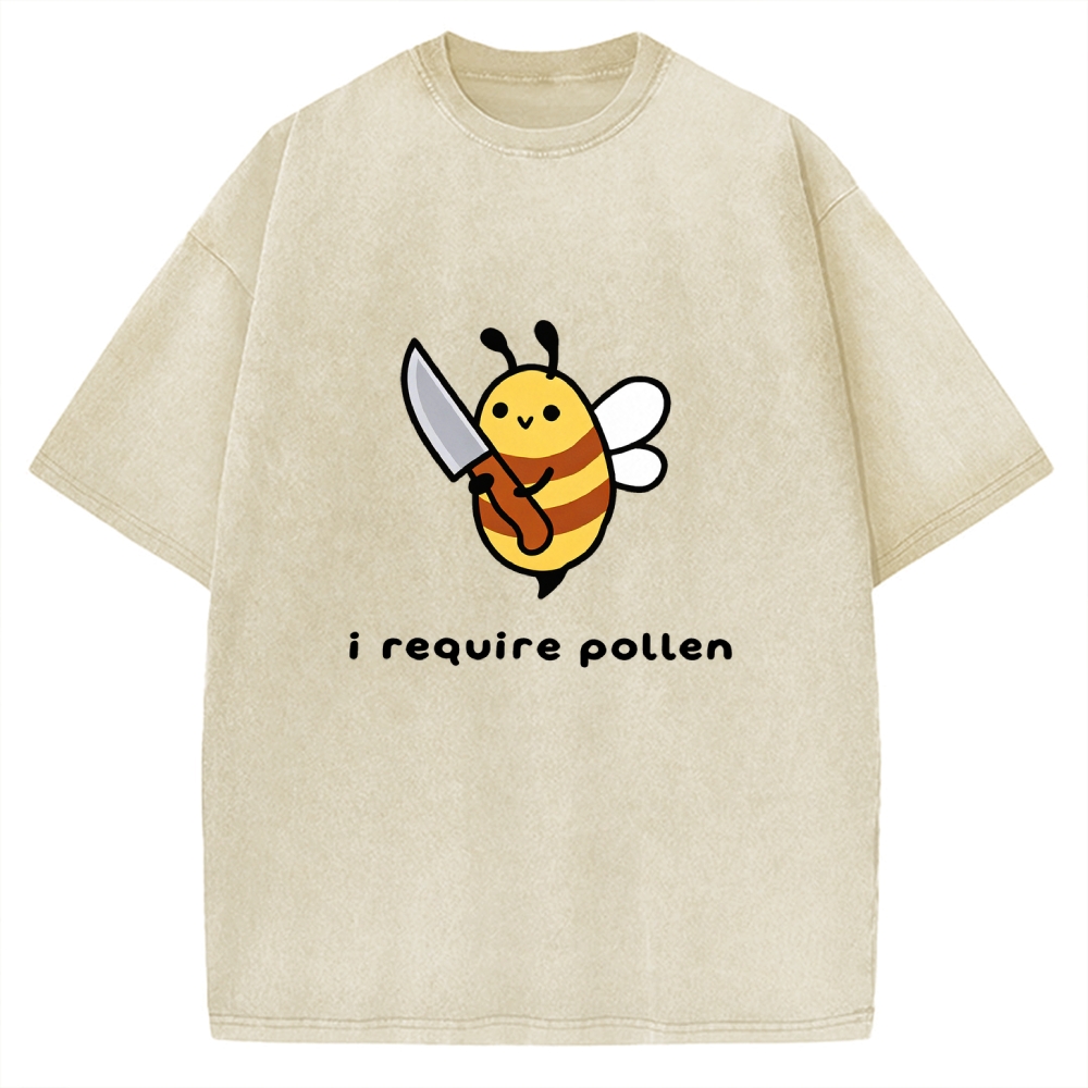 I Require Pollen Vintage Washed T-shirt