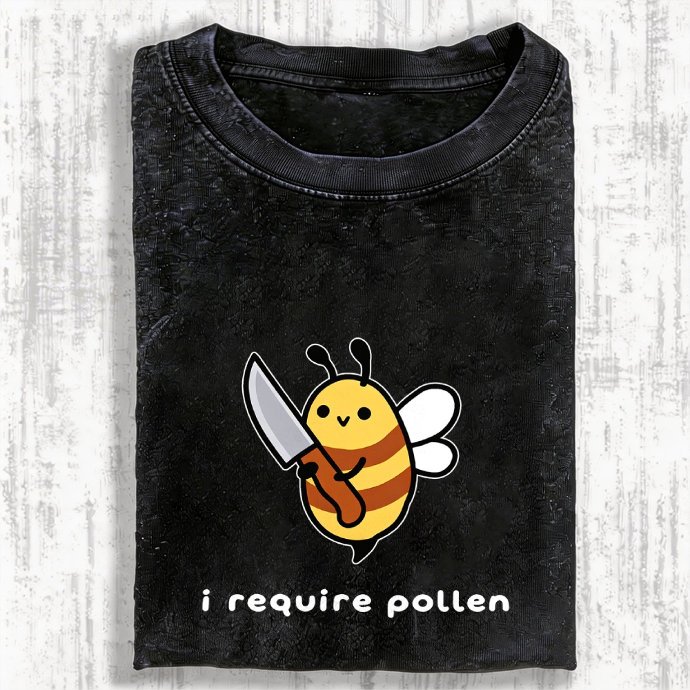 I Require Pollen Vintage Washed T-shirt