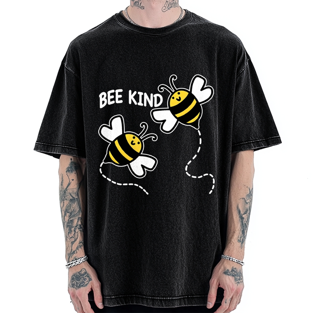 Bee Kind Vintage Washed T-shirt 2604000847