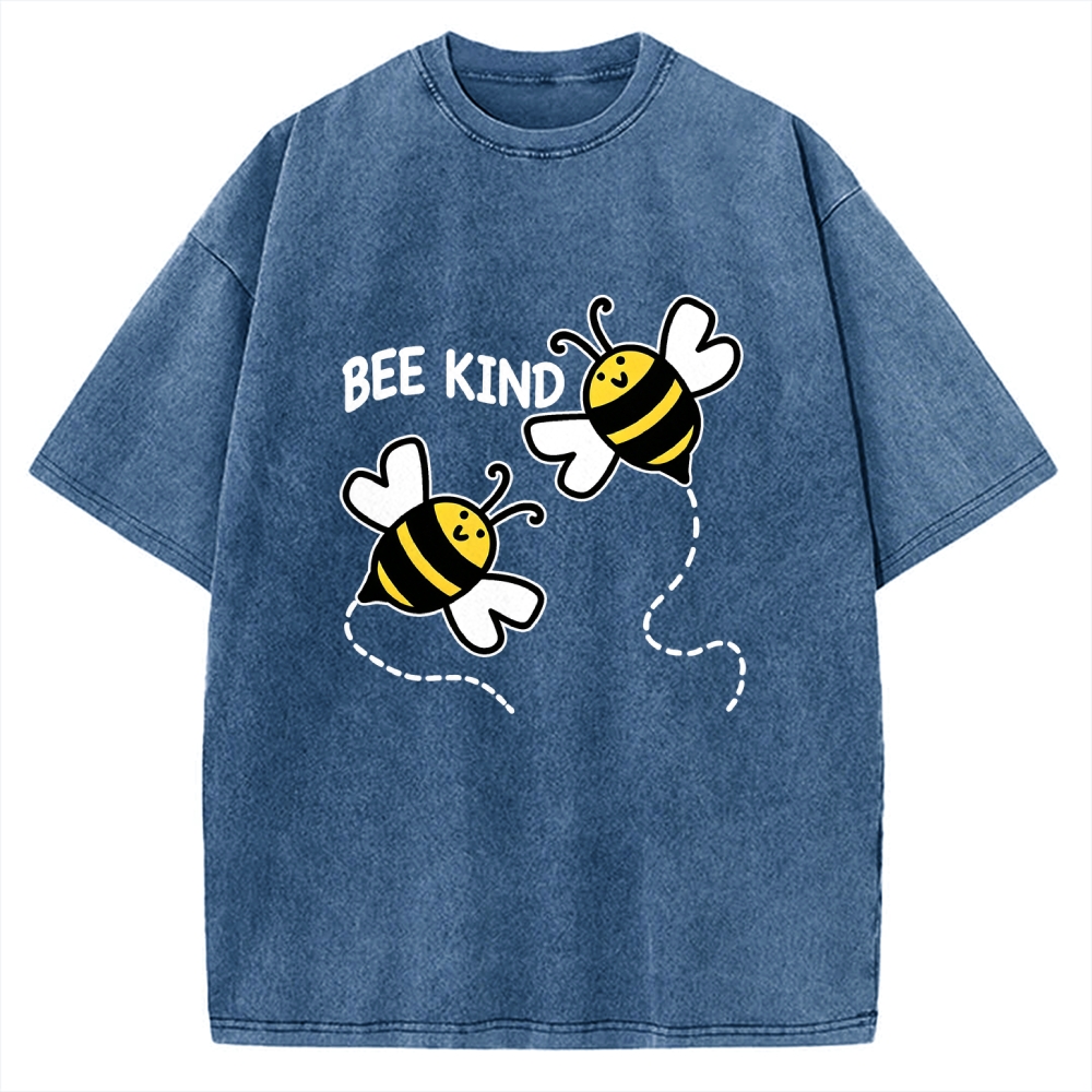 Bee Kind Vintage Washed T-shirt 2604000847