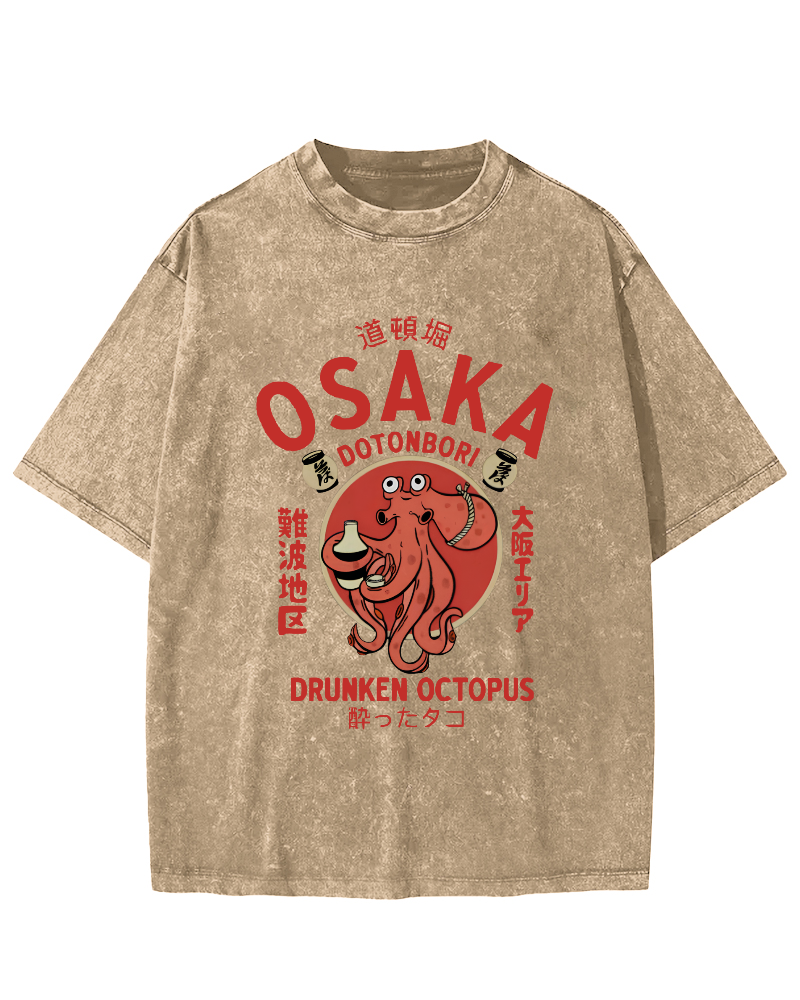 OSAKA Japan Vintage Washed T-shirt