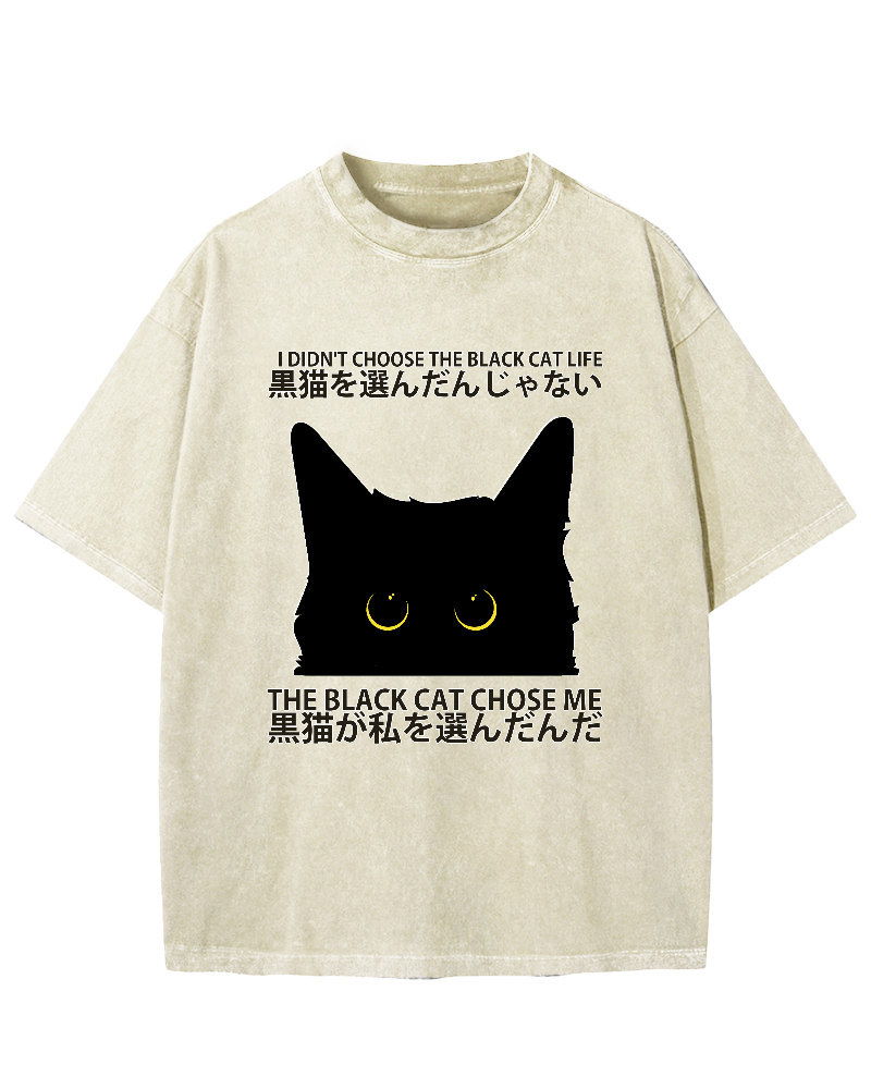 Black Cat's Choice Vintage Washed T-shirt
