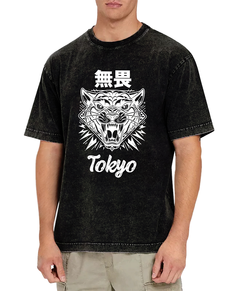Tokyo Fearless Vintage Washed T-shirt-Zazasy