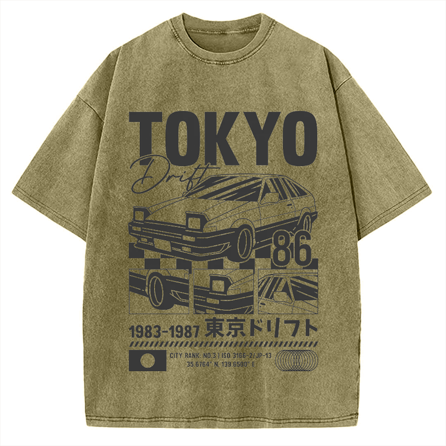Tokyo 86 Vintage Washed T-shirt