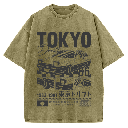 Tokyo 86 Vintage Washed T-shirt