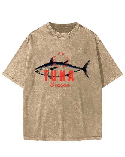 Tunas Vintage Washed T-shirt-Zazasy