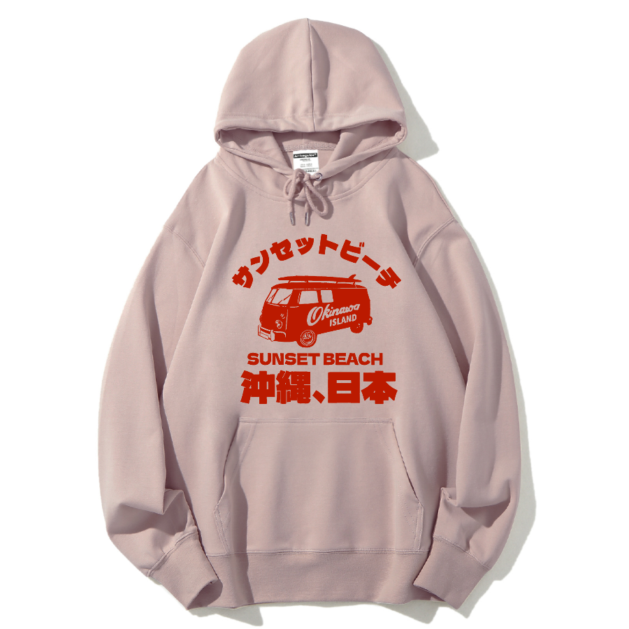 okinawa island Cotton Hoodie
