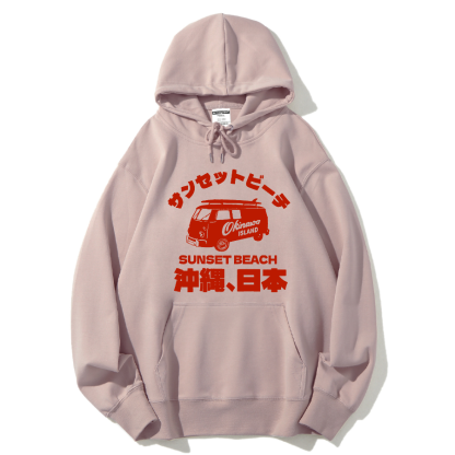 okinawa island Cotton Hoodie