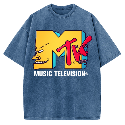 MTV-Music Television Vintage Washed T-shirt