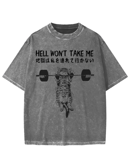 Hell Won't Take Me Vintage Washed T-shirt