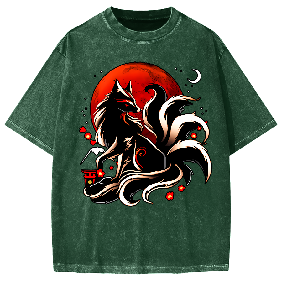 Kitsune Vintage Washed T-shirt