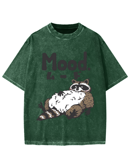 Mood Raccoon Vintage Washed T-shirt