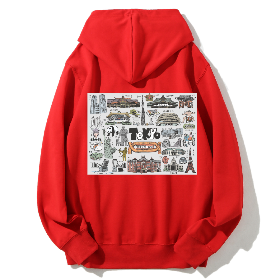 Tokyo Scenic Cotton Hoodie