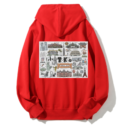 Tokyo Scenic Cotton Hoodie