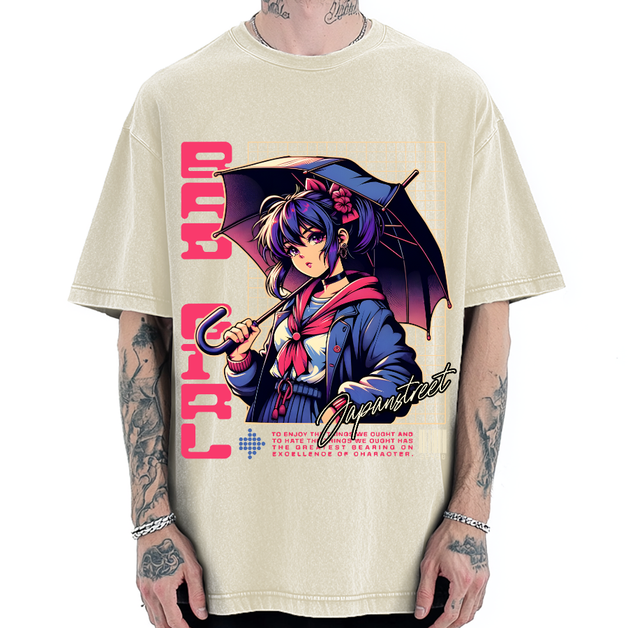 Anime Vintage Washed T-shirt